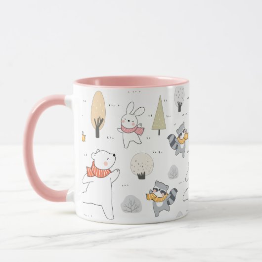 Adorable Waldtiere Tasse (Links)