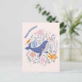 Adorable Wale und Sea Life Postkarte (Stehend Vorderseite)