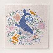 Adorable Wale und Sea Life Puzzle (Horizontal)