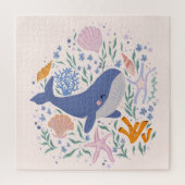 Adorable Wale und Sea Life Puzzle (Vertikal)