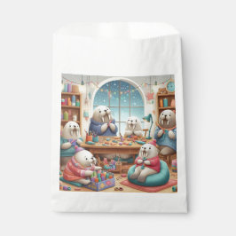 Adorable Walrus Birthday Favor Bags Geschenktütchen