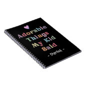 Adorable, was mein Kind gesagt hat Notizblock (Rechte Seite)