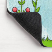 Adorable Wasserfarbe Doodle Blume Mousepad (Ecke)