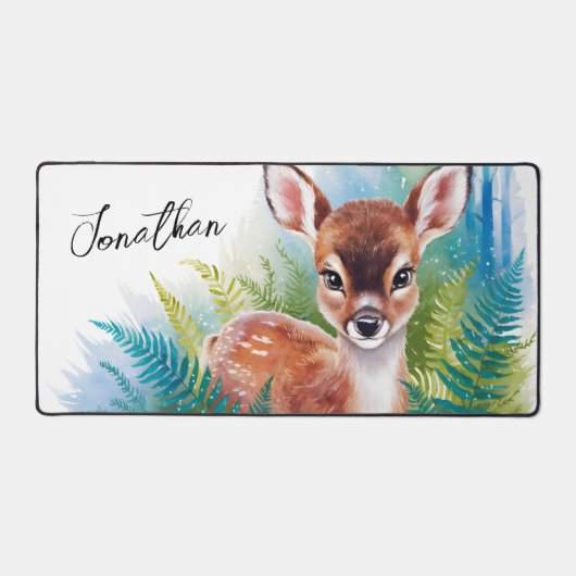 Adorable Wasserfarben Schreibtischunterlage (Vorderseite)