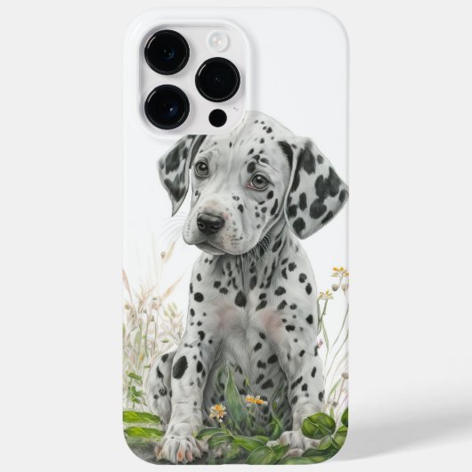 ADORABLE WATERCOLOR DALMATINER PUPPY HUND Case-Mate iPhone HÜLLE (Rückseite)
