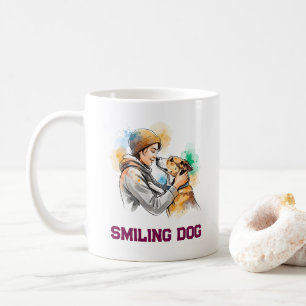 Adorable Watercolor Dog Lover Die besten Freunde Kaffeetasse