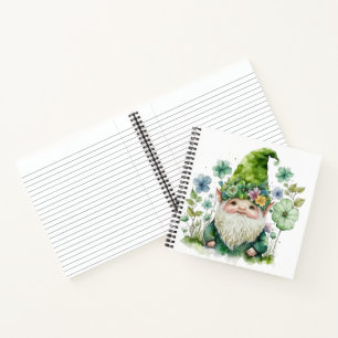 ADORABLE WATERCOLOR IRISH CELTIC GNOME NOTIZBLOCK