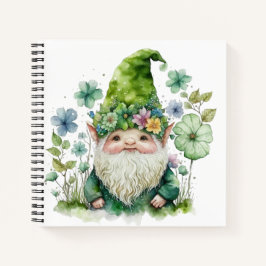 ADORABLE WATERCOLOR IRISH CELTIC GNOME NOTIZBLOCK