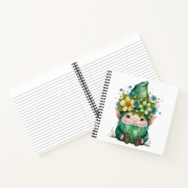 ADORABLE WATERCOLOR IRISH CELTIC GNOME NOTIZBLOCK
