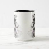 ADORABLE WATERCOLOR SCHNAUZER PUPPY DOG TASSE (Zentrum)