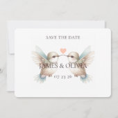 Adorable Wedding Hummingbird Save the Date (Vorderseite)