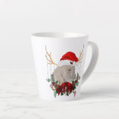 Adorable Weihnachten Angora Ziege Kind Milchtasse (Rechte Ecke)