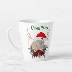 Adorable Weihnachten Angora Ziege Kind Milchtasse