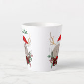 Adorable Weihnachten Angora Ziege Kind Milchtasse (Vorderseite)