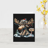 Adorable Weihnachten Elche Merry Christmoose Men W Karte (Gelbe Blume)