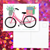 Adorable Weihnachten Fahrrad Geschenke CUSTOM Urla Postkarte