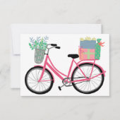 Adorable Weihnachten Fahrradgeschenke Rosa Urlaubs (Vorderseite)