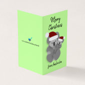Adorable Weihnachten Koala und Joey (Vorderseite)