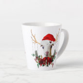 Adorable Weihnachten LaMancha Ziege Kind Milchtasse (Rechte Ecke)