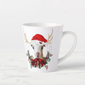Adorable Weihnachten LaMancha Ziege Kind Milchtasse (Rechts)