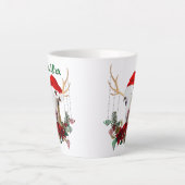 Adorable Weihnachten LaMancha Ziege Kind Milchtasse (Vorderseite)