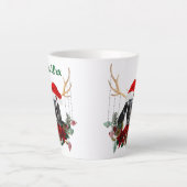 Adorable Weihnachten Nubian Goat Kid Milchtasse (Vorderseite)