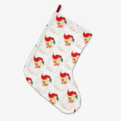 Adorable Weihnachten Strumpf Großer Weihnachtsstrumpf (Vorderansicht (hängend))