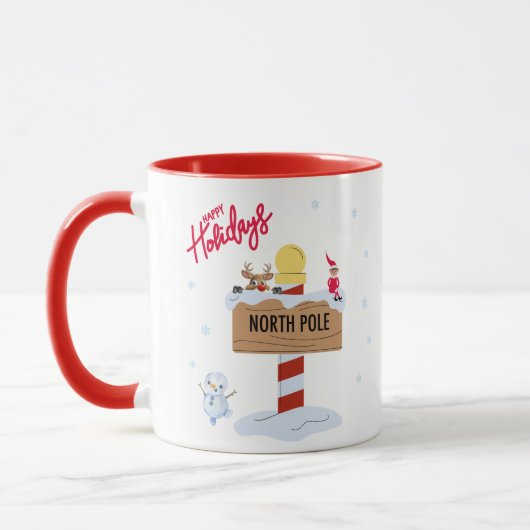 Adorable Weihnachts-Tasse Tasse (Links)