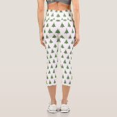 Adorable Weihnachtsbaum Capri Leggings (Rückseite)