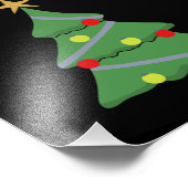 Adorable Weihnachtsbaum Fotodruck (Ecke)