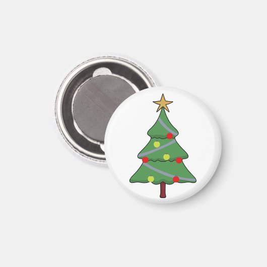 Adorable Weihnachtsbaum Magnet (Vorderseite/Rückseite)