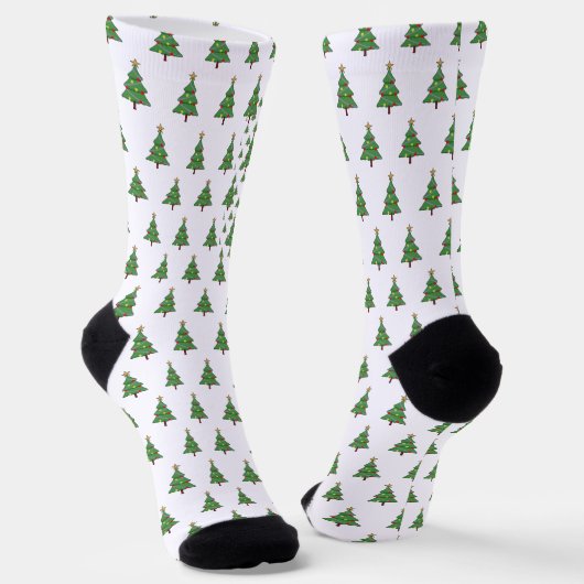 Adorable Weihnachtsbaum Socken (Gewinkelt)