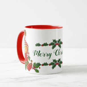 Adorable Weihnachtself personalisierte Mug Tasse