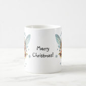 Adorable Weihnachtsfeier in Santa Cap Kaffeetasse (Mittel)