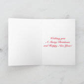 Adorable Weihnachtskarte Feiertagskarte (Innenseite)
