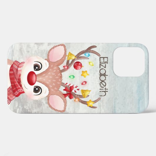 Adorable Weihnachtsmann Case-Mate iPhone Hülle (Rückseite (Horizontal))