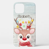 Adorable Weihnachtsmann Case-Mate iPhone Hülle (Rückseite)
