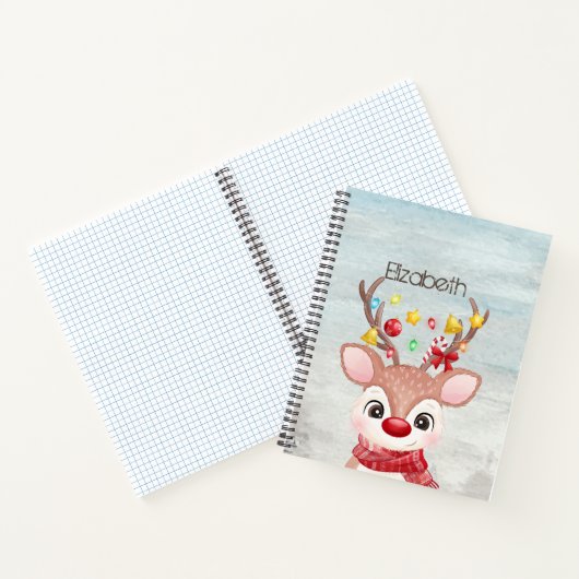 Adorable Weihnachtsmann Notizblock (Innenseite)