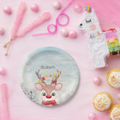 Adorable Weihnachtsmann Pappteller (Party)