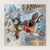 Adorable Weihnachtsmann Puzzle (Horizontal)