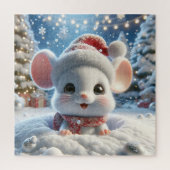 Adorable Weihnachtsmäuse Puzzle (Vertikal)