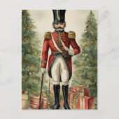 Adorable Weihnachtssoldat Postkarte (Vorderseite)