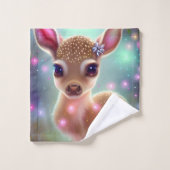 Adorable Weihnachtszeit Badhandtuch Set (Waschlappen)