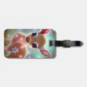 Adorable Weihnachtszeit Gepäckanhänger (Rückseite horizontal)