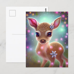 Adorable Weihnachtszeit Postkarte