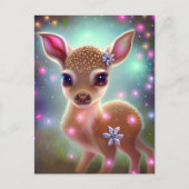Adorable Weihnachtszeit Postkarte (Vorderseite)