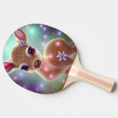 Adorable Weihnachtszeit Tischtennis Schläger (Seitenansicht)