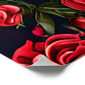 Adorable Welpe feiert Geburtstag Poster (Ecke)