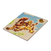 adorable Welpe Fliese (Seite)