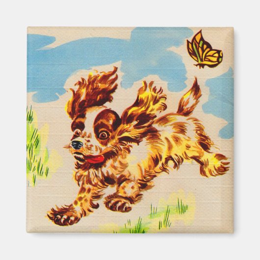 adorable Welpe Magnet (Vorne)